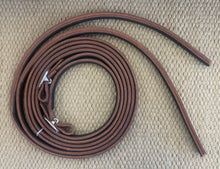 Split Reins - SR11 - 5/8" x 7' Heavy Oil Double Stitched w/ Buckles and Weighted Ends