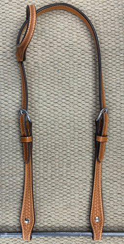 Headstall - HS29 - Basket Medium Oil Single Ear