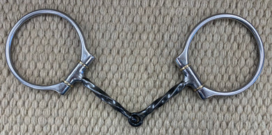 BIT - RM32 - Reinsman D-Ring Square Twisted Snaffle