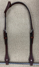 Headstall - HS65 - Basket Brown Single Ear