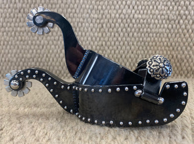 Spurs - SP54 - Tom Balding Ladies Black w/ Stainless Dots