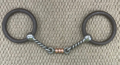 BIT - PC37 - Pro Choice Bob Avilla Heavy Loose Ring Twisted Dogbone Snaffle