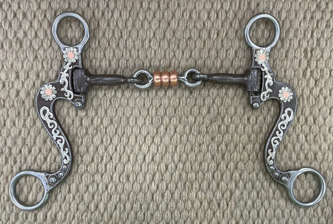 BIT - PC41 - Pro Choice Short Calvary Sunflower Dogbone Snaffle