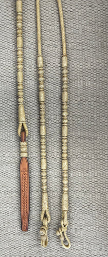 Romal Reins - RR30 - 16 Plait Natural Rawhide 102
