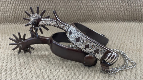 Spurs - SP123 - Franco Men's Rust Finish Card Suit