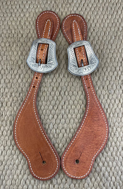 Spur Straps - SPS80 - Martin Cowboy Natural Harness w/ Laramie Buckle
