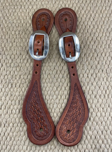 Spur Straps - SPS34 - Cowboy Medium Chocolate Mini Basket