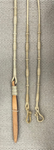 Romal Reins - RR94 - 20 Plait Natural Rawhide 102
