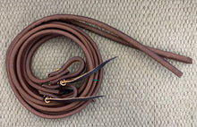 Split Reins - SR20 - 1/2" x 8' Heavy Oil w/ Weighted Ends