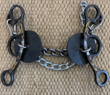 BIT - CE09 - Classic Equine Shank Gag Barrel Bit Chain