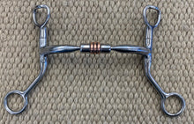 BIT - MB61 - Myler Stainless Steel HBT Sweet Iron Comfort Snaffle w/ Copper Roller