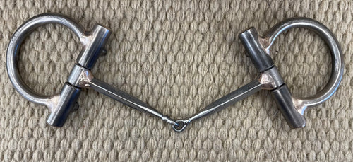 BIT - NH26 - Nolan Hansen Signal D-Ring Alligator Snaffle - 2 1/2