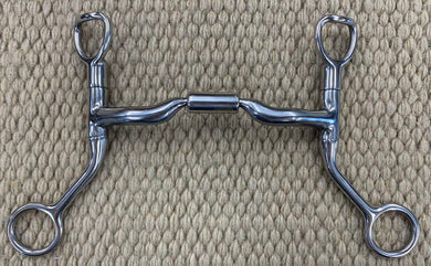 BIT - MB44 - Myler HBT Sweet Iron Low Port Comfort Snaffle Stainless