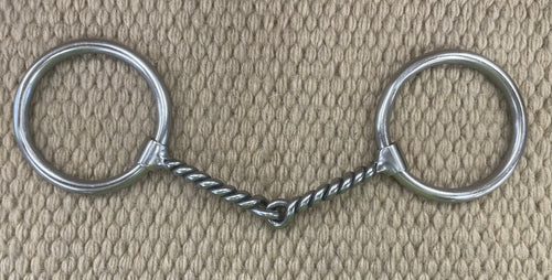BIT - PC39 - Pro Choice EQ Ring Twisted Snaffle