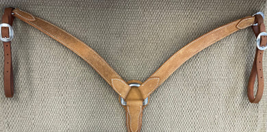Breast Collar - BC42 - Rough Out Gold Skirting