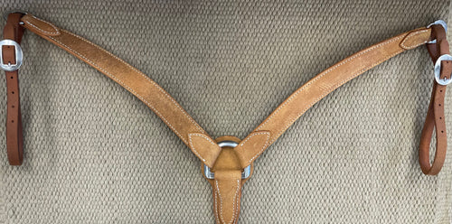 Breast Collar - BC42 - Rough Out Gold Skirting