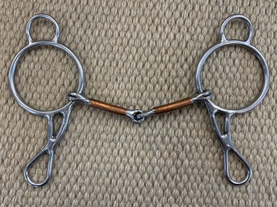 BIT - RM67 - Reinsman Wonder Bit Smooth Copper Snaffle