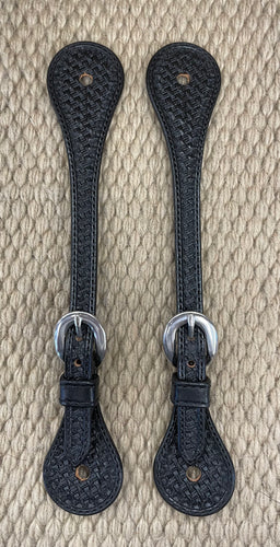 Spur Straps - SPS43 - Ladies Small Straight Basket Black