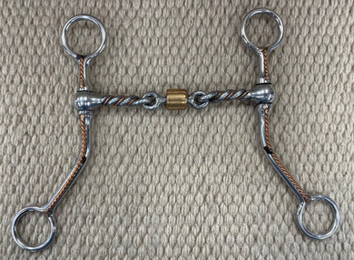 BIT - RM96 - Reinsman D&L Twisted Dogbone w/ Copper Twist