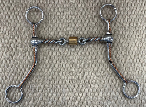 BIT - RM96 - Reinsman D&L Twisted Dogbone w/ Copper Twist