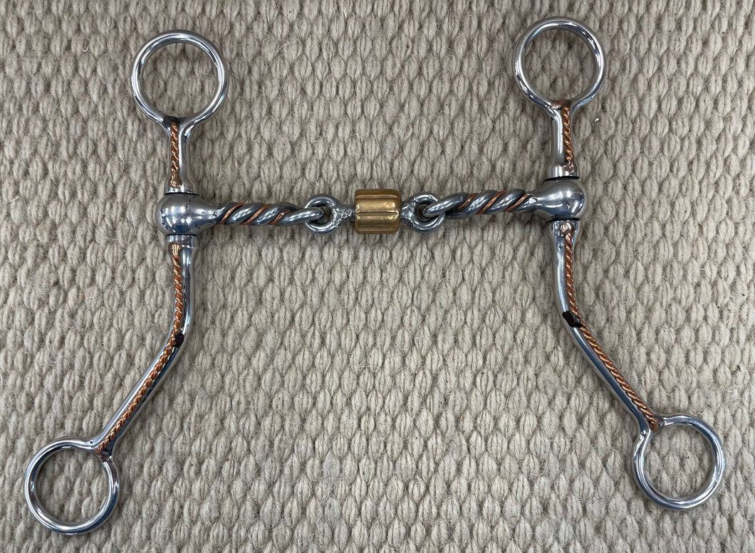 BIT - RM96 - Reinsman D&L Twisted Dogbone w/ Copper Twist