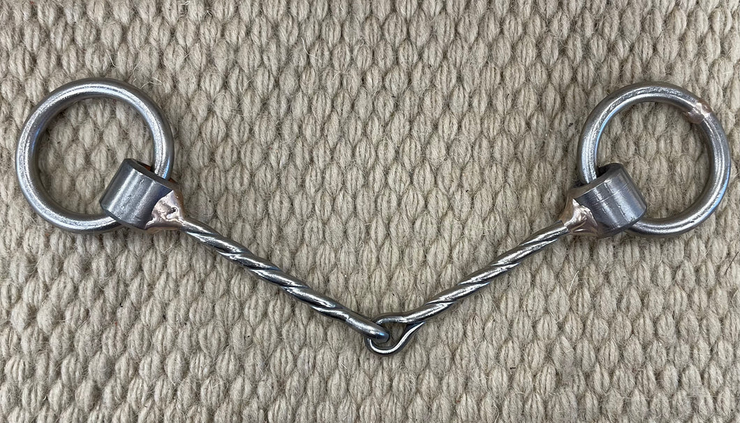 BIT - NH13 - Nolan Hansen Loose Ring Twisted Snaffle - 1 7/8
