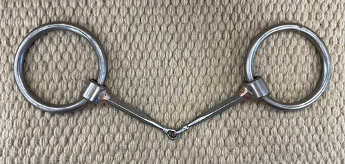 BIT - NH17 - Nolan Hansen Loose Ring Alligator Snaffle - 3