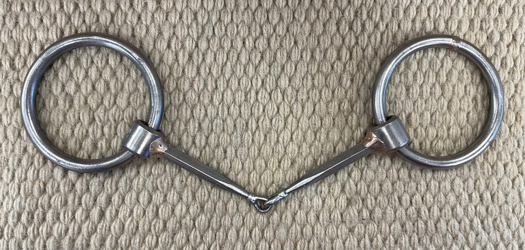 BIT - NH17 - Nolan Hansen Loose Ring Alligator Snaffle - 3