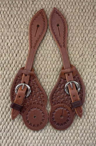 Spur Straps - SPS101 - Men's Basket Dark Brown