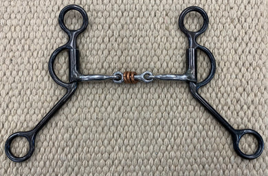 BIT - DT63 - Dutton Long Loomis Dogbone w/Copper Rollers