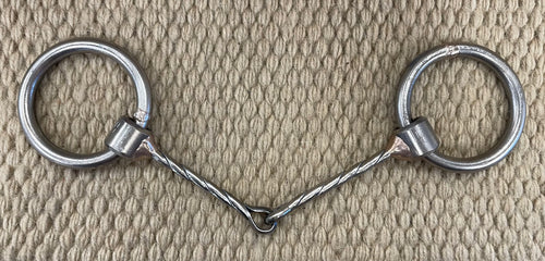 BIT - NH15 - Nolan Hansen Loose Ring Twisted Snaffle - 2 1/2