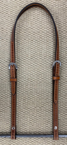 Headstall - HS83 - Geometric Antiqued Split Ear