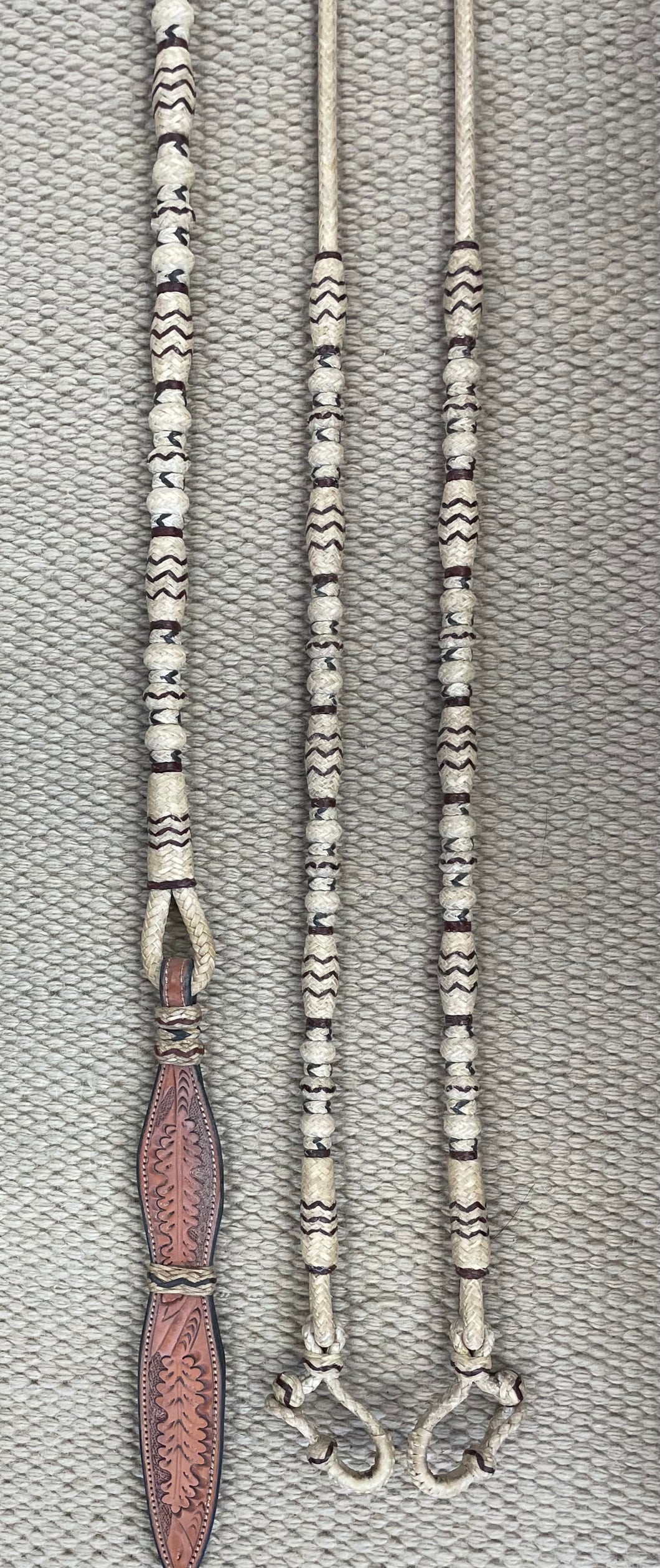 Romal Reins - RR31 - 12 Plait California w/ Accents 101