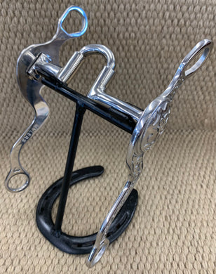 BIT - MB47 - Myler Embossed Sweet Iron Correctional Stainless