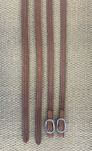 Split Reins - SR10 - 5/8" x 7 1/2' Heavy Oil Double Stitched w/ Buckles and Weighted Ends