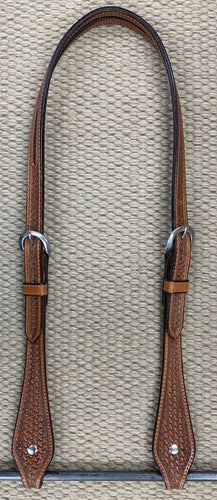 Headstall - HS76 - Basket Antiqued Split Ear