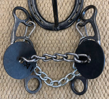 BIT - CE09 - Classic Equine Shank Gag Barrel Bit Chain