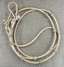 Closed Reins - CR16 - 12 Plait Five Button Rawhide Roping Reins 8' Plus