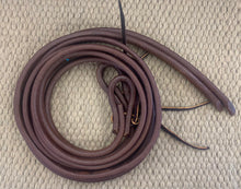 Split Reins - SR22 - 1/4" x 8' Heavy Oil w/ Weighted Ends