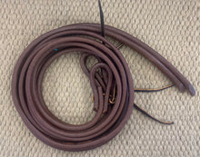 Split Reins - SR22 - 3/8" x 8' Heavy Oil w/ Weighted Ends