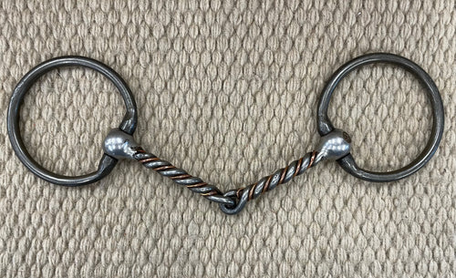 BIT - RM85 - Reinsman Premier D-Ring Sweet and Sour Snaffle