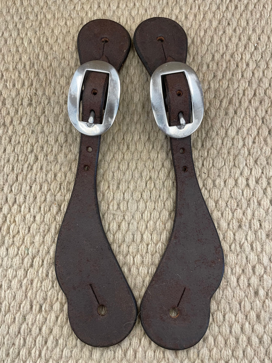 Spur Straps - SPS77 - Cowboy Medium Chocolate Rough Out