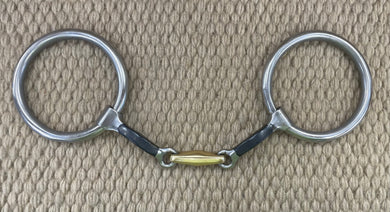 BIT - PC40 - Pro Choice EQ Ring Square Dogbone Snaffle