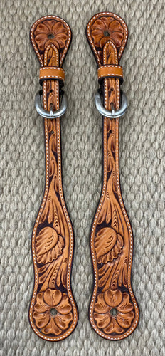 Spur Straps - SPS67 - Men 's Tapered Straight Floral