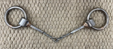 BIT - NH09 - Nolan Hansen Loose Ring Half Twisted Snaffle - 1 7/8