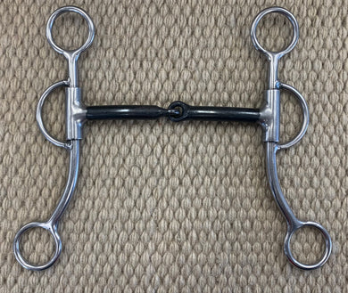 BIT - RM76 - Reinsman D&L Reiner Double Five Sweet Iron Snaffle