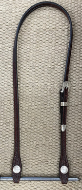 Headstall - HS212 - Basket Brown 1/2