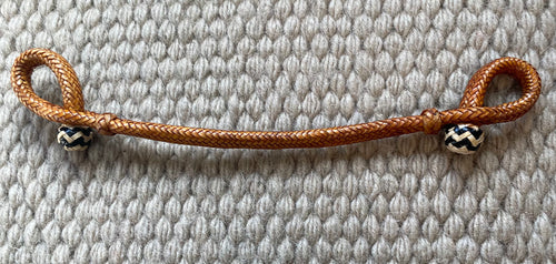 BIT - BH02 - Rawhide Bit Hobble Caramel w/ Black Accent Knots