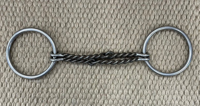 BIT - RM51 - Reinsman Loose Ring Double Twisted Snaffle