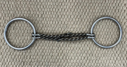 BIT - RM51 - Reinsman Loose Ring Double Twisted Snaffle